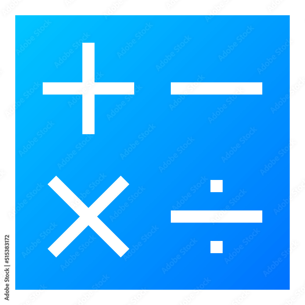 Obraz premium math icon illustration