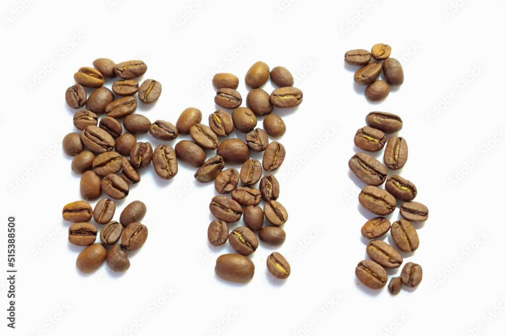 coffee beans HI stop-motion coffee beans HI stop-motion