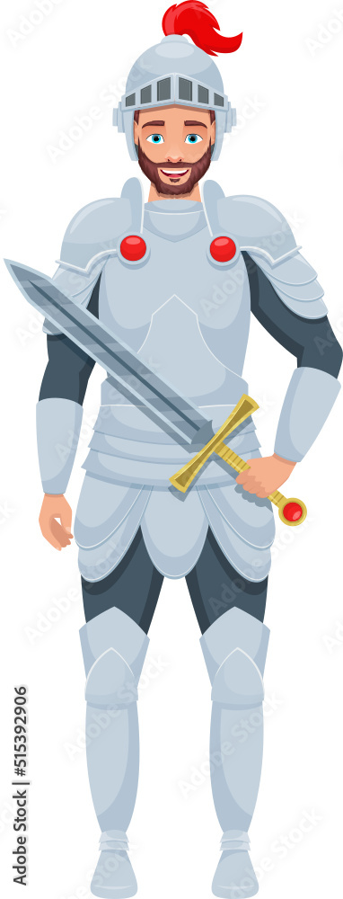 Knight man clipart design illustration
