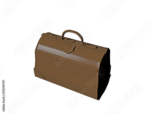 brown leather doctor's bag