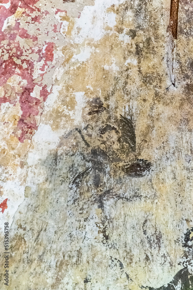 drawings on the walls of an abandoned temple drawings on the walls of an abandoned temple