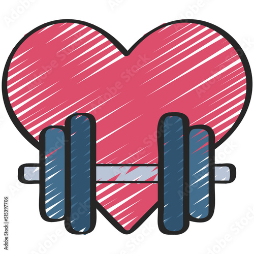 Gym Love Icon