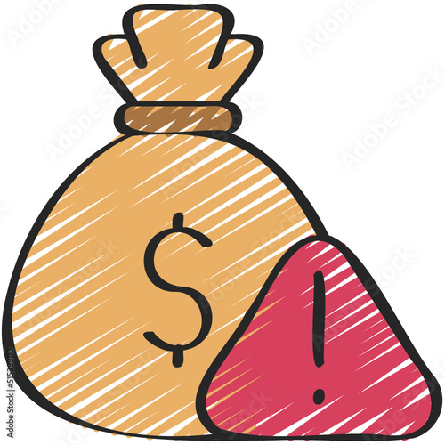 Financial Crisis Icon
