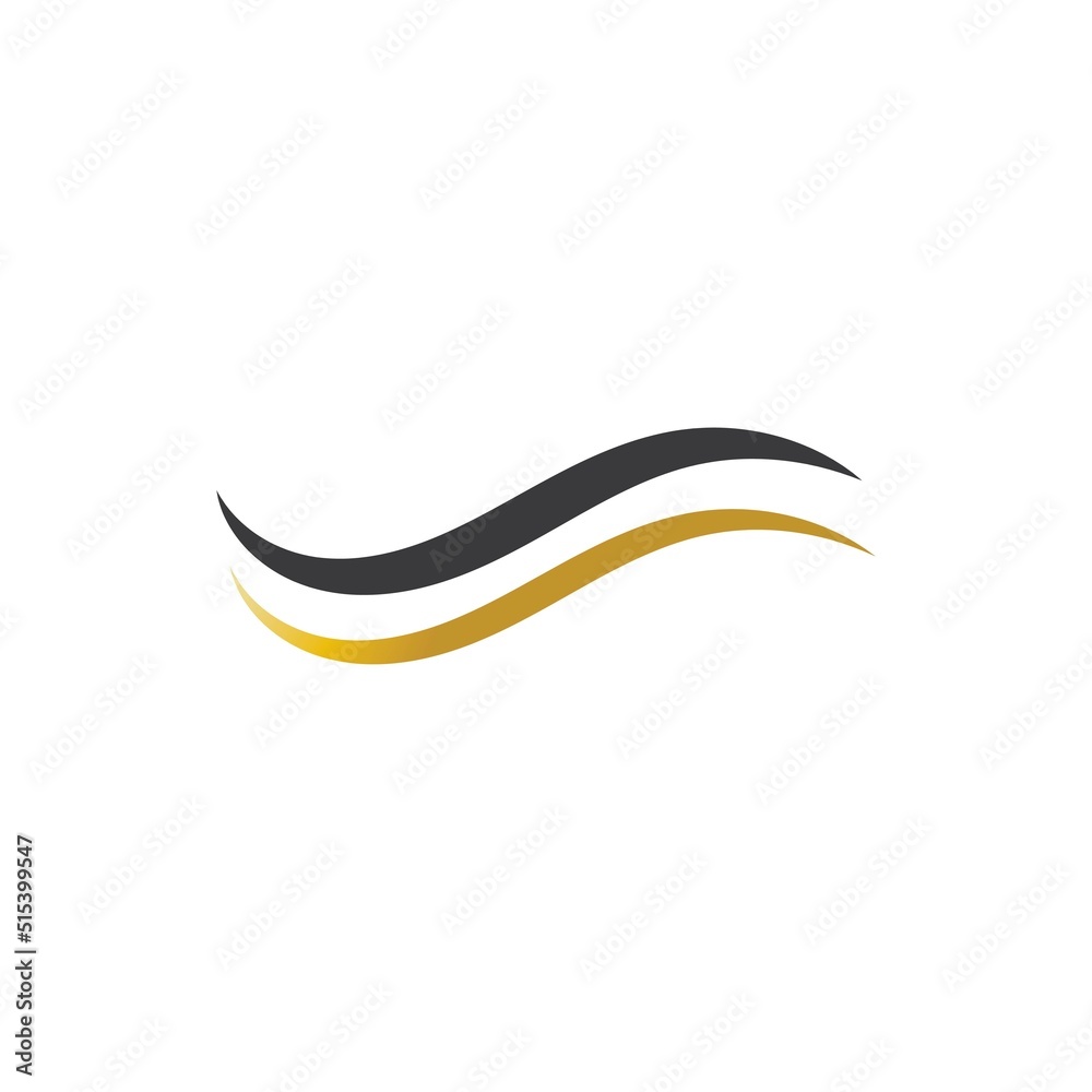 hair wave logo vector illustration design hair wave logo vector illustration design