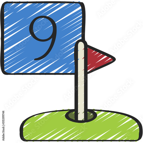 9 Hole Course Icon