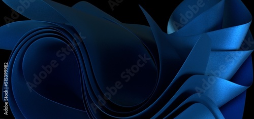 Abstract blue waves backgro...
