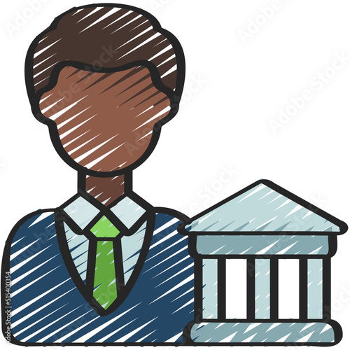 Male Banker Icon