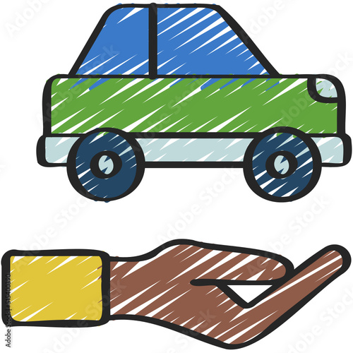 Give Car Loan Icon
