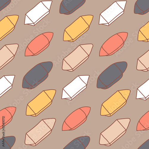 Seamless pattern with colorful pastel pink gray candies for design