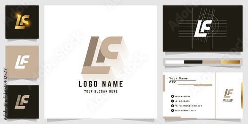 Letter LF or LFC monogram logo
