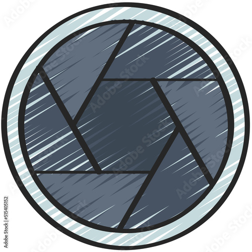 Camera Lens Aperture Icon