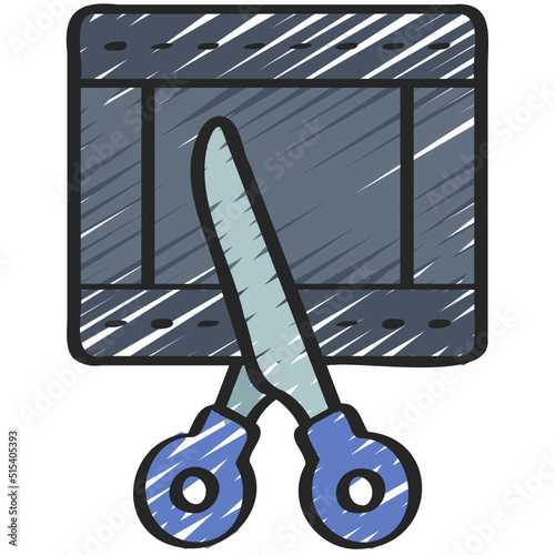 Edit Film Strip Icon
