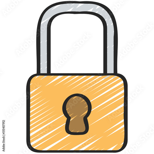 Rectangular Lock Icon