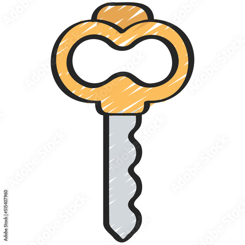 Old Key Icon