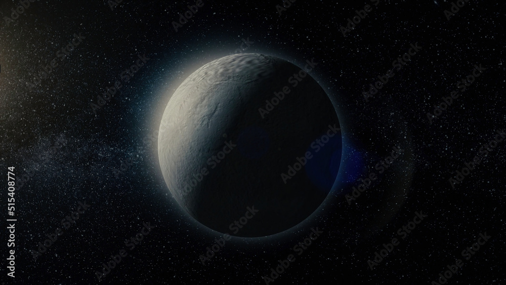 Fototapeta premium Cosmic art, science fiction wallpaper. Beauty of deep space. Billions of galaxies in the universe. Gas giant planet. Beauty of deep space. Billions of galaxies in the universe. Incredibly beautiful
