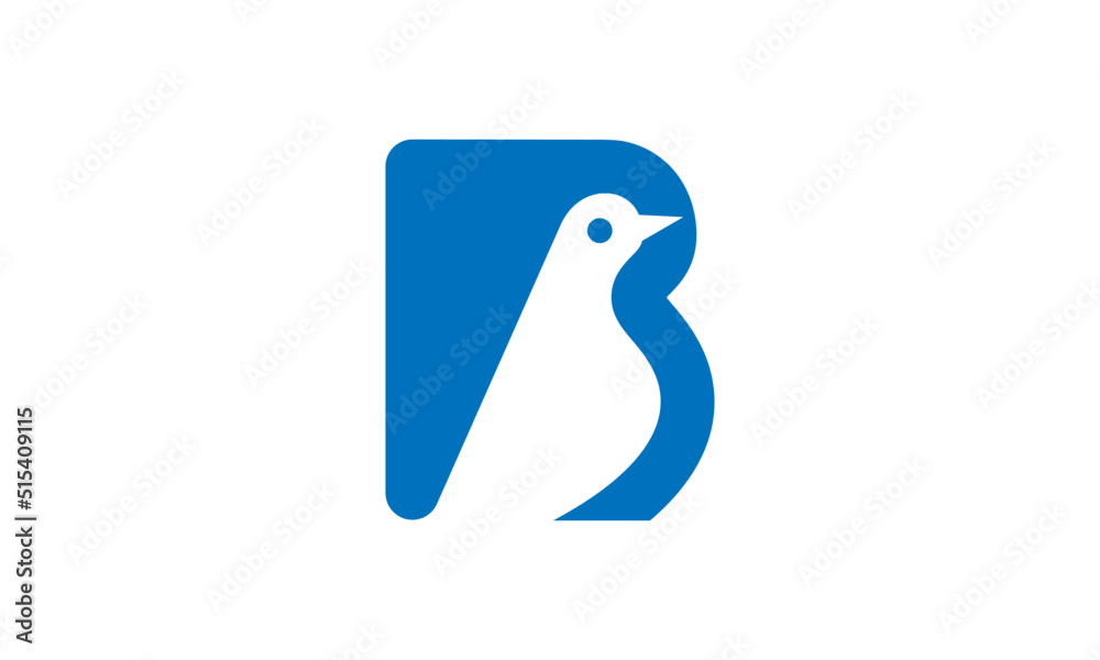 Letter B Bird Logo , bird logo combination with letter B (bird) is simple, unique, creative Letter B Bird Logo , bird logo combination with letter B (bird) is simple, unique, creative