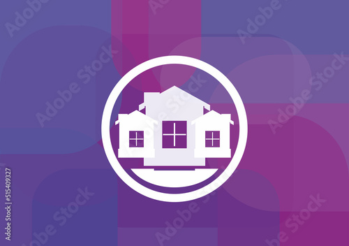Vector house Icon line icon.vector illustration design