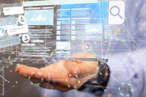 Interface web application i...