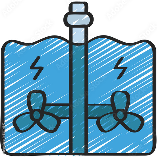 Tidal Power Icon