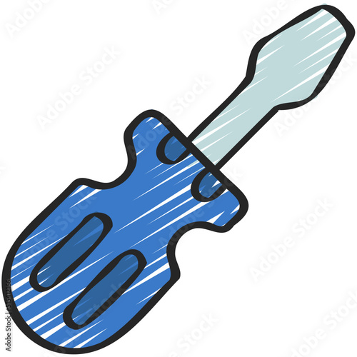 Short Screwdriver Icon