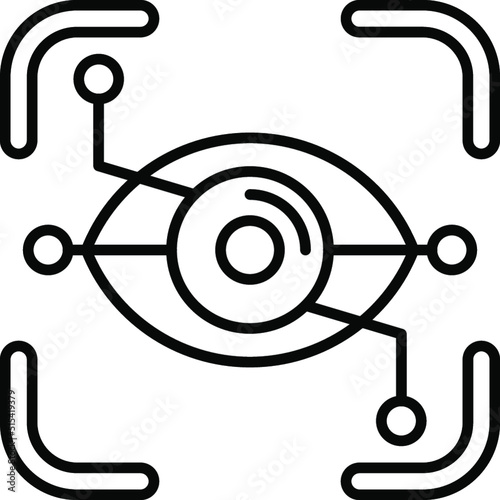Eye Recognition Icon