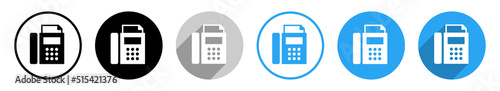 Fax, Telefon - Vektor Symbol in verschiedenen Variationen