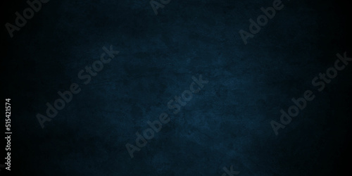 Dark blue color grungy cracked wall texture backdrop background with space for text or image. Stone blue texture background. Dark cement, concrete grunge.