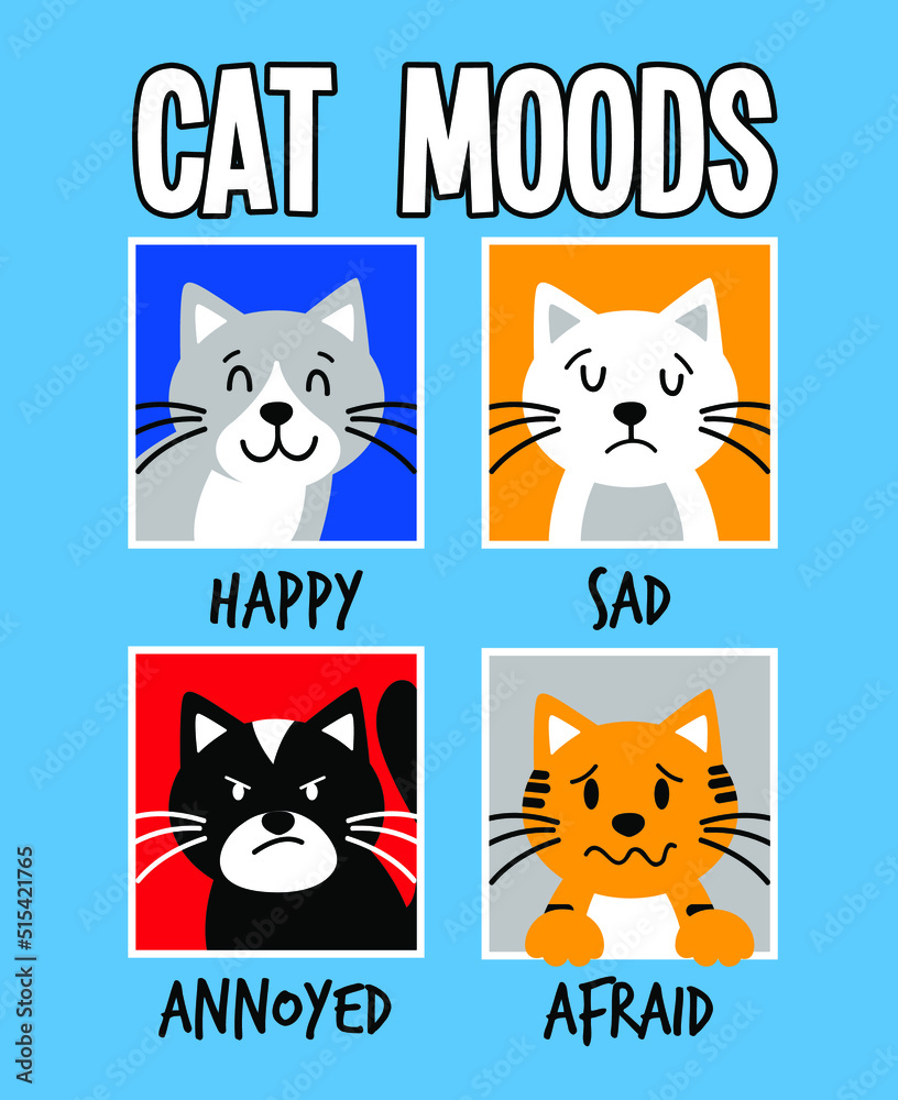 Obraz premium set of cats