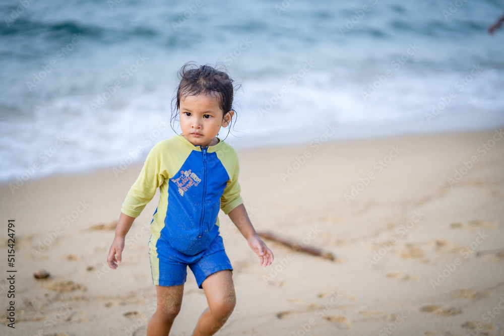 girl running by the sea girl running by the sea