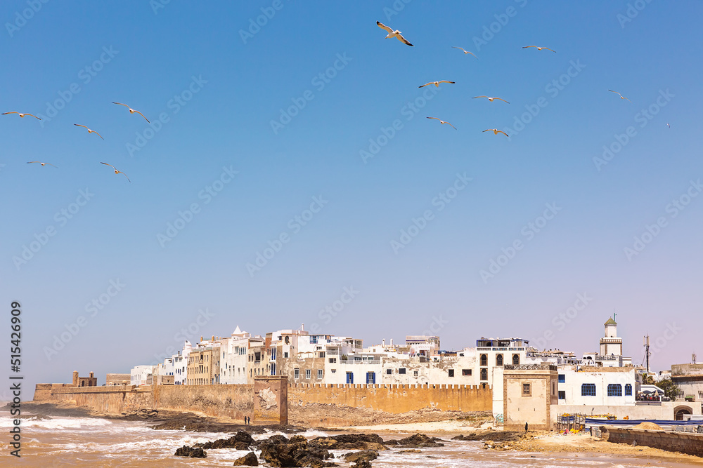 View of the old town of Essaouira in Morocco
