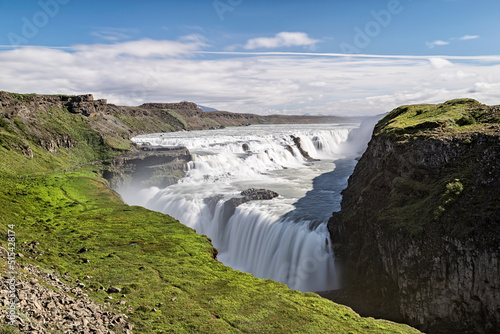 Gullfoss waterfall in Iceland