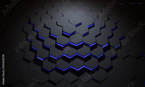 hexagon background very cool