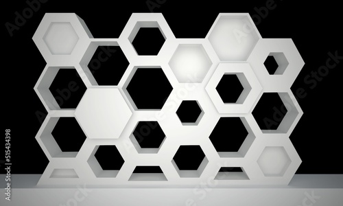 hexagon background very cool