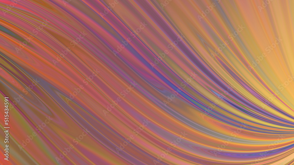 Abstract multicolored twisting linear background