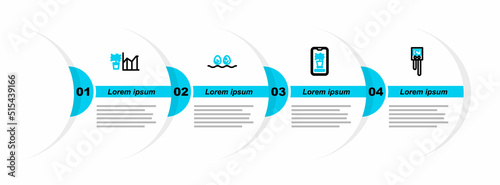 Set line Temperature and humidity sensor, Smart control farming system, Plant and Flower statistics icon. Vector