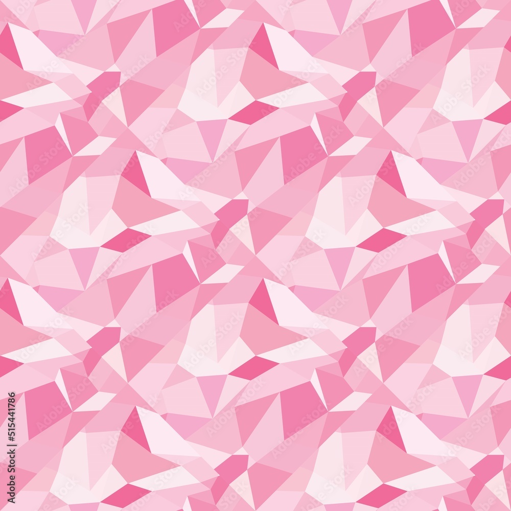 Pink abstract polygonal triangle mosaic pattern seamless background, Completely new template for your banner. Pink abstract polygonal triangle mosaic pattern seamless background, Completely new template for your banner.