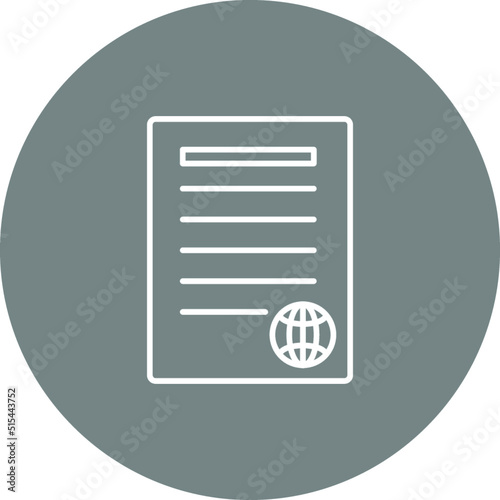 Unique Press Releases Vector Icon