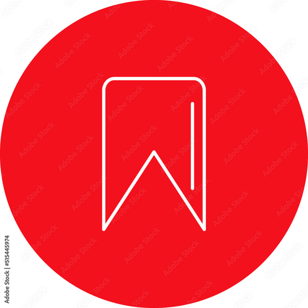 Unique Bookmark Vector Icon Unique Bookmark Vector Icon