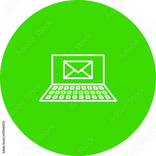 Unique Emails Vector Icon