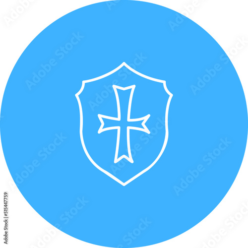Unique Sheild Vector Icon