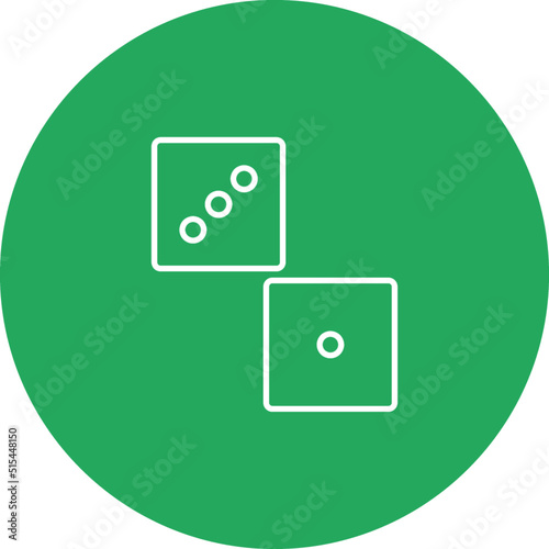 Unique Dice Vector Icon