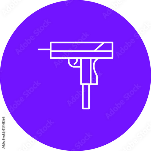 Unique Gun Vector Icon