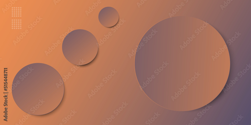 Abstract 3D circle. Abstract 3d vector. Abstract 3D circle paper cut gradient background. Simple flat design for presentation. vector illustration Abstract 3D circle. Abstract 3d vector. Abstract 3D circle paper cut gradient background. Simple flat design for presentation. vector illustration