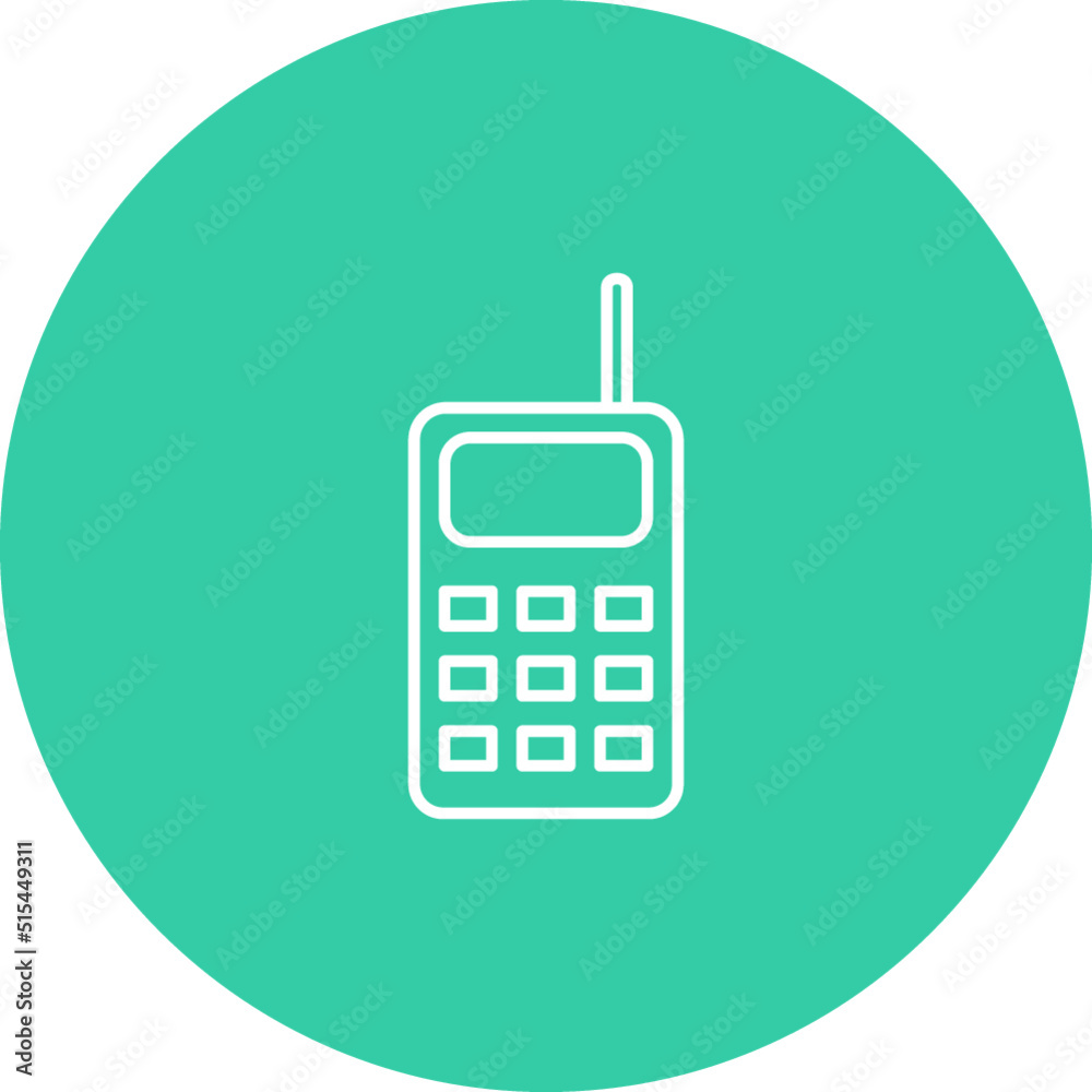 Unique Walkie Talkie Vector Icon