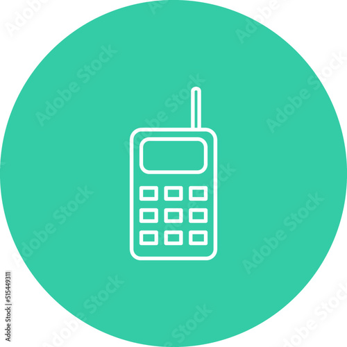 Unique Walkie Talkie Vector Icon