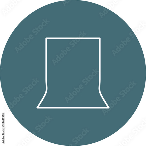 Unique Back Stand Vector Icon