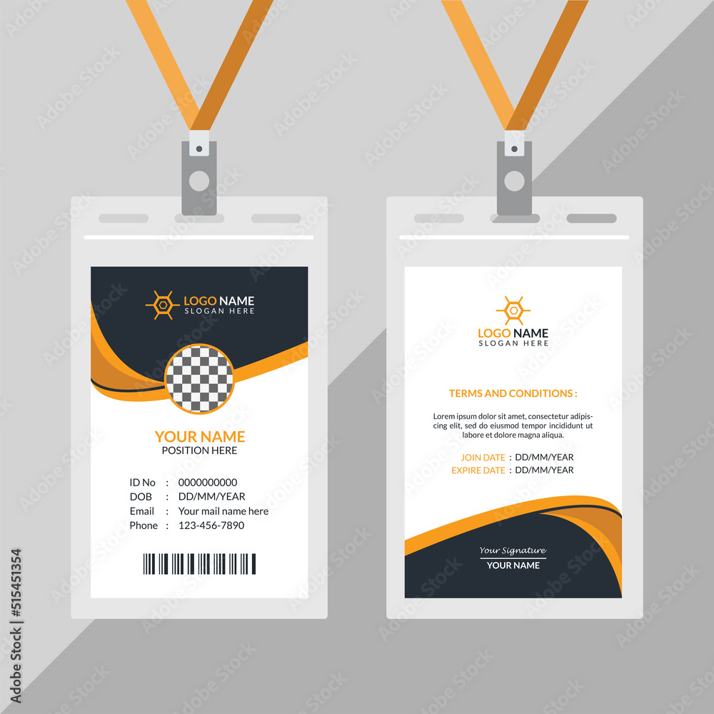 Creative ID Card Design Template Creative ID Card Design Template