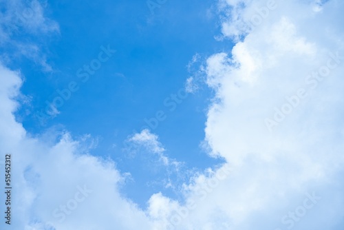 sky-clouds background.Blue sky with white clouds