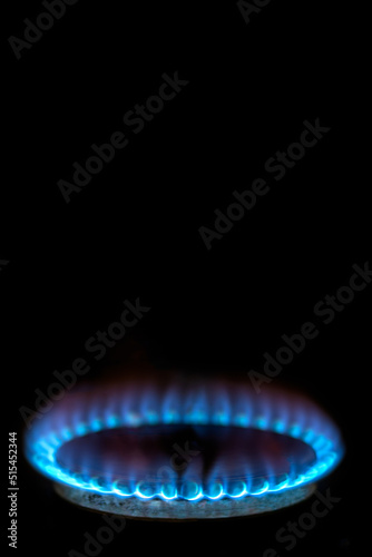 Gas - Gas stove burner in situation