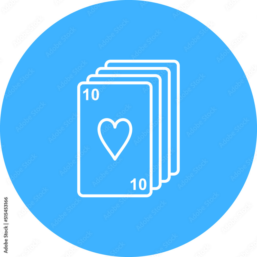Deck of Cards Vector Icon Deck of Cards Vector Icon